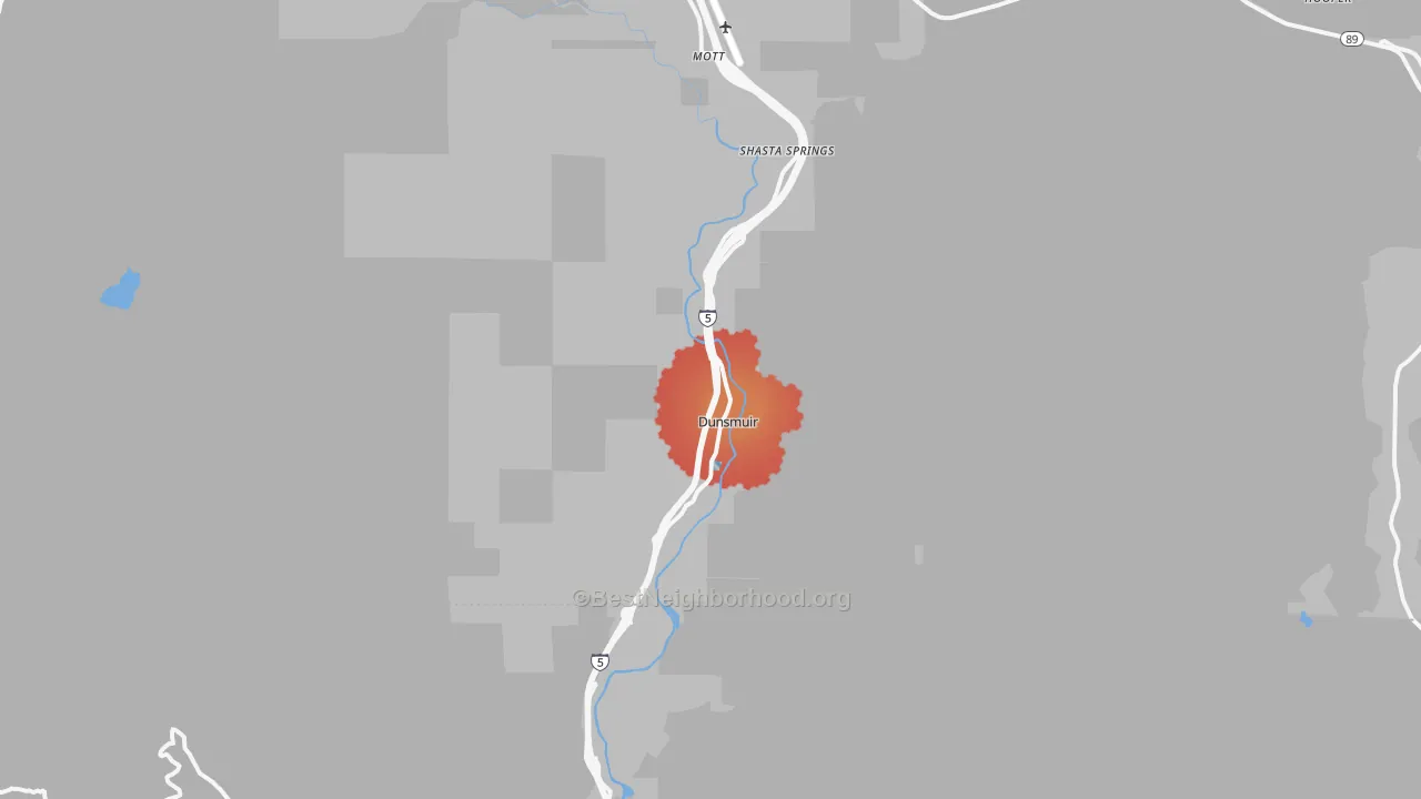 Transit Grade map of 96025, CA