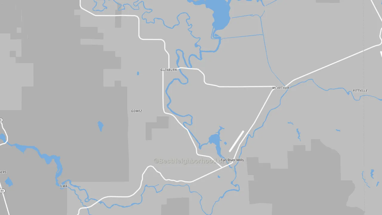 Transit Grade map of 96028, CA