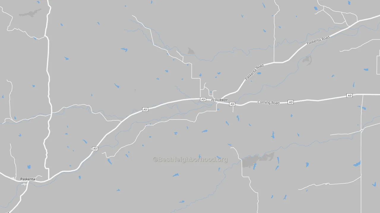Transit Grade map of 96029, CA