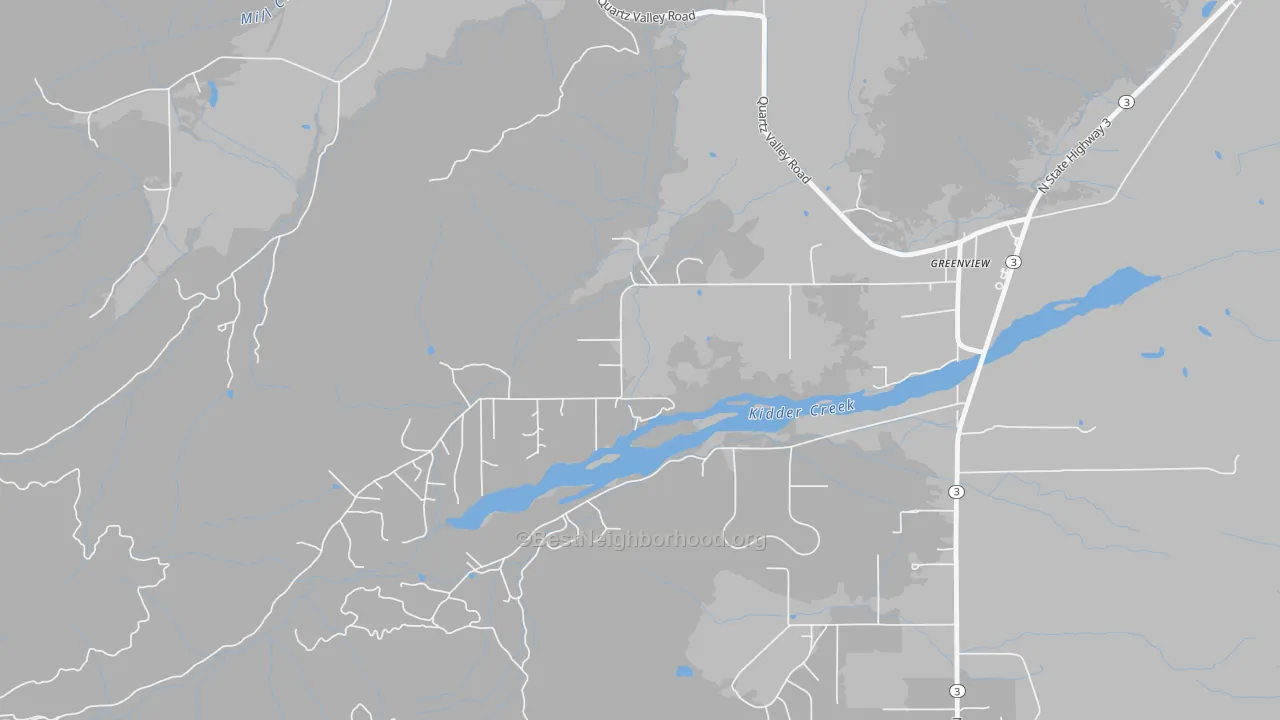 Transit Grade map of 96037, CA