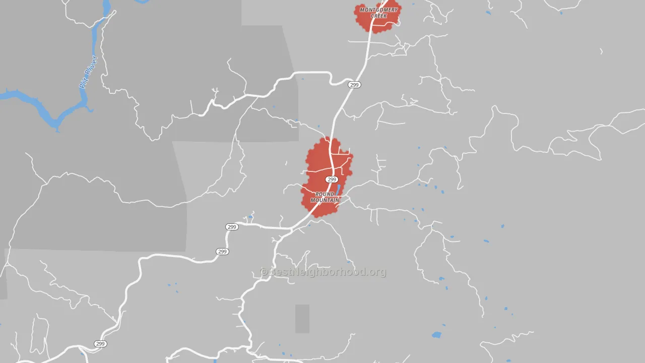 Transit Grade map of 96084, CA
