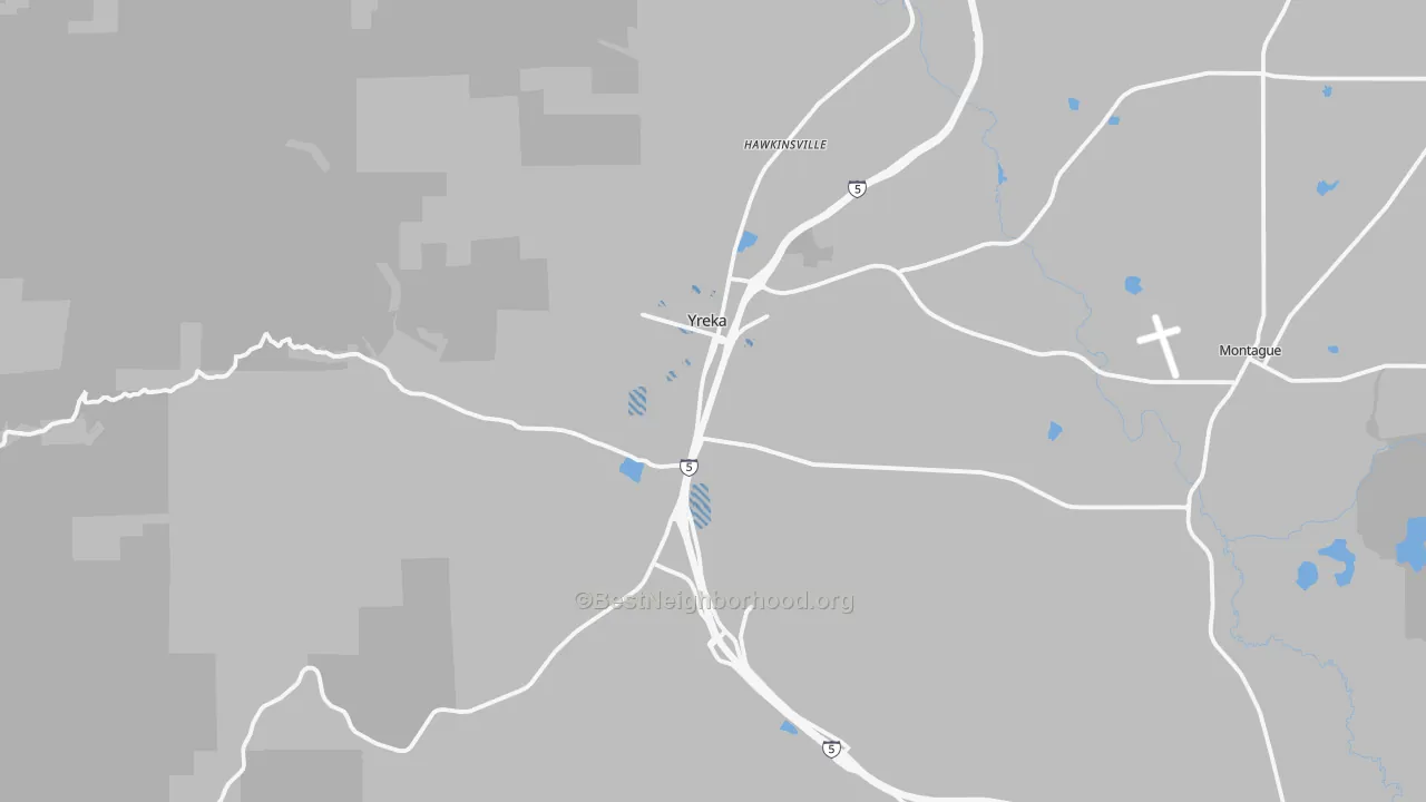 Transit Grade map of 96097, CA