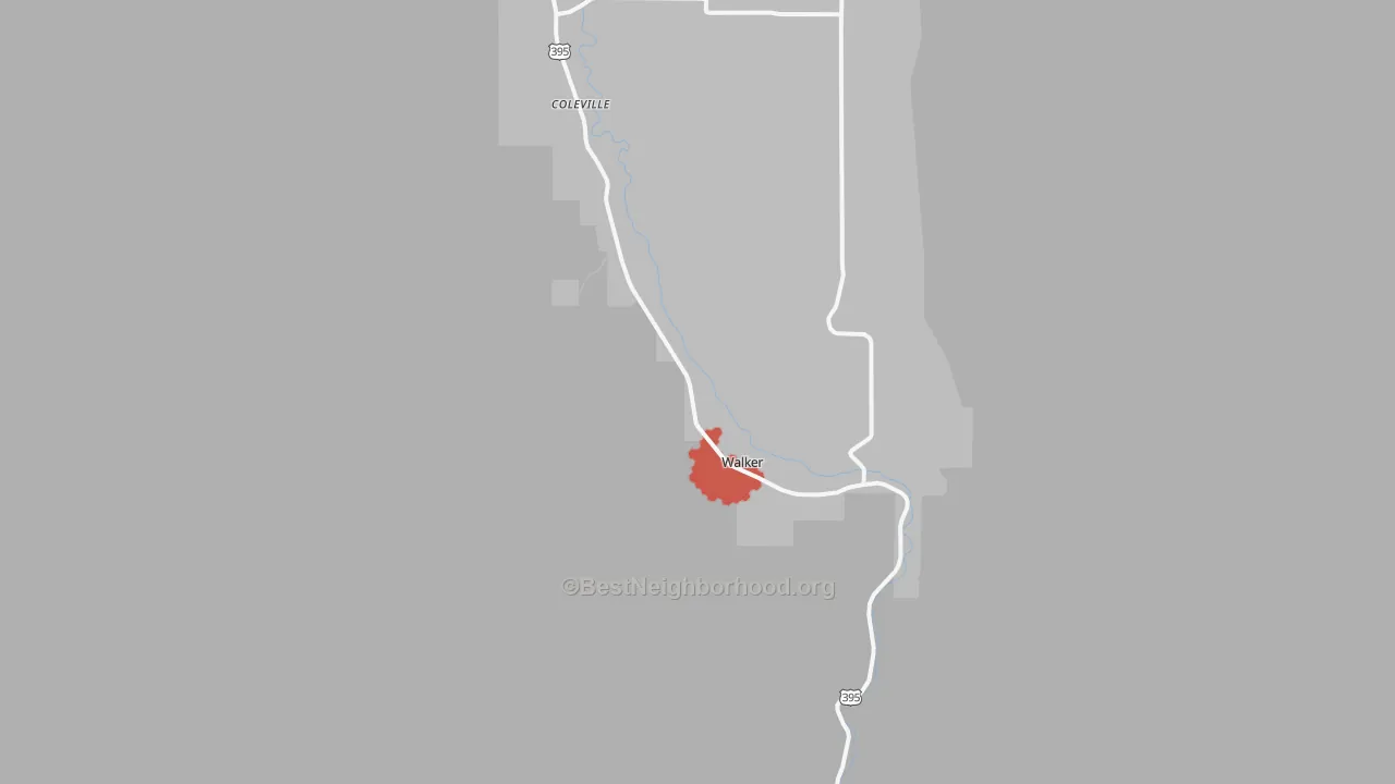 Transit Grade map of 96107, CA