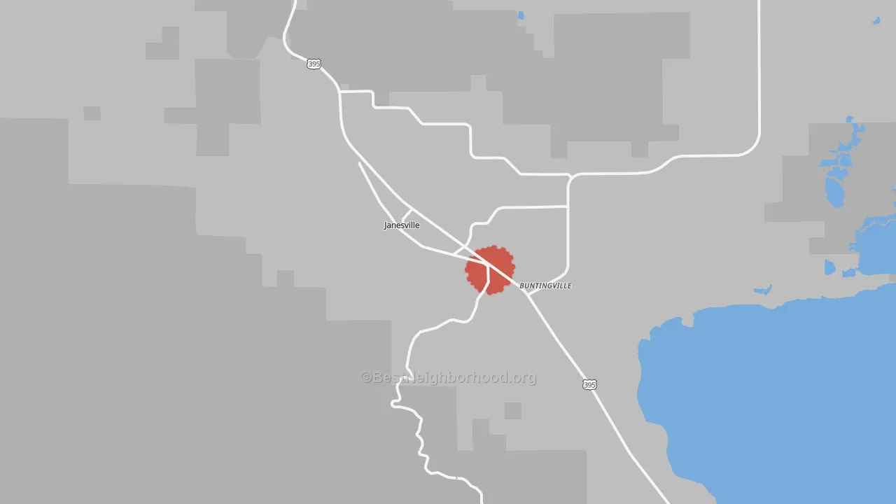 Transit Grade map of 96114, CA