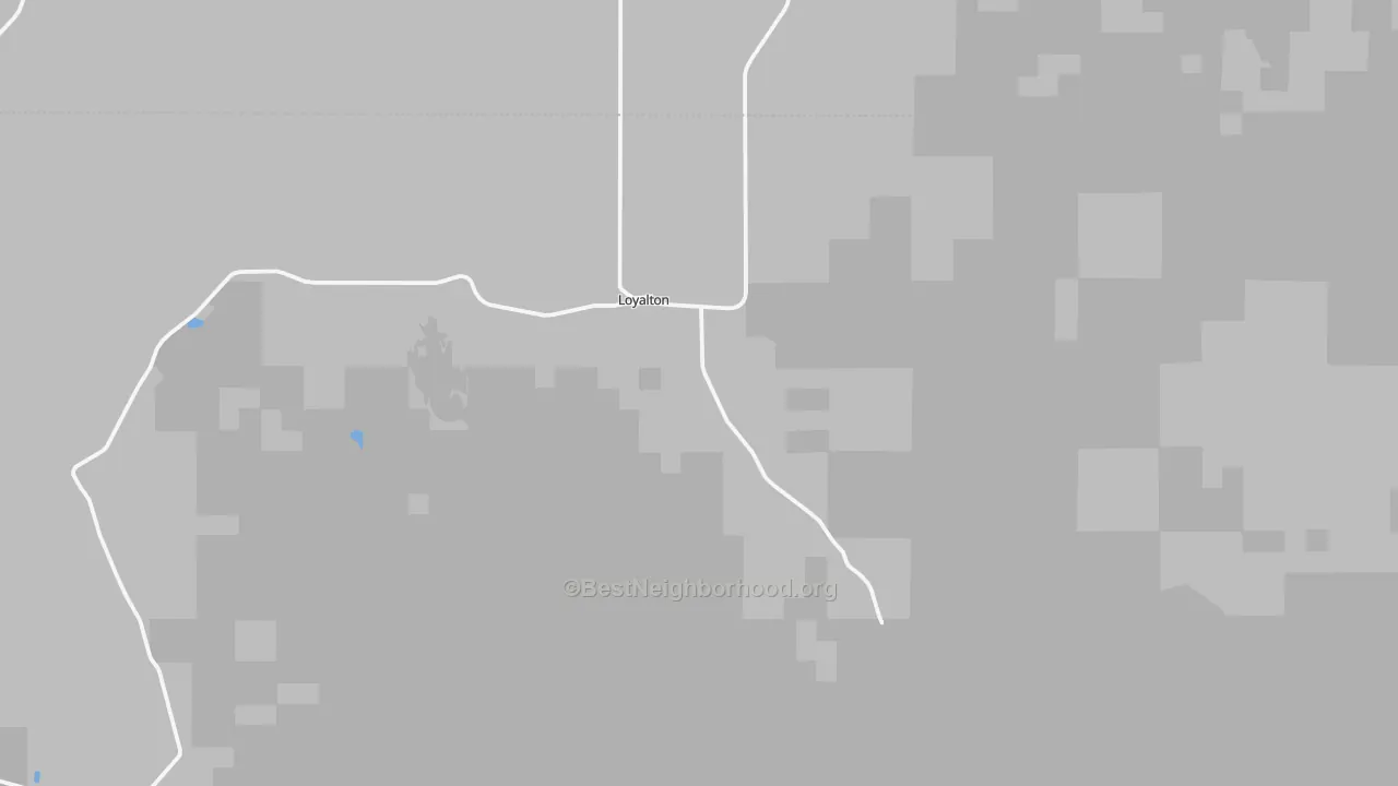 Transit Grade map of 96118, CA