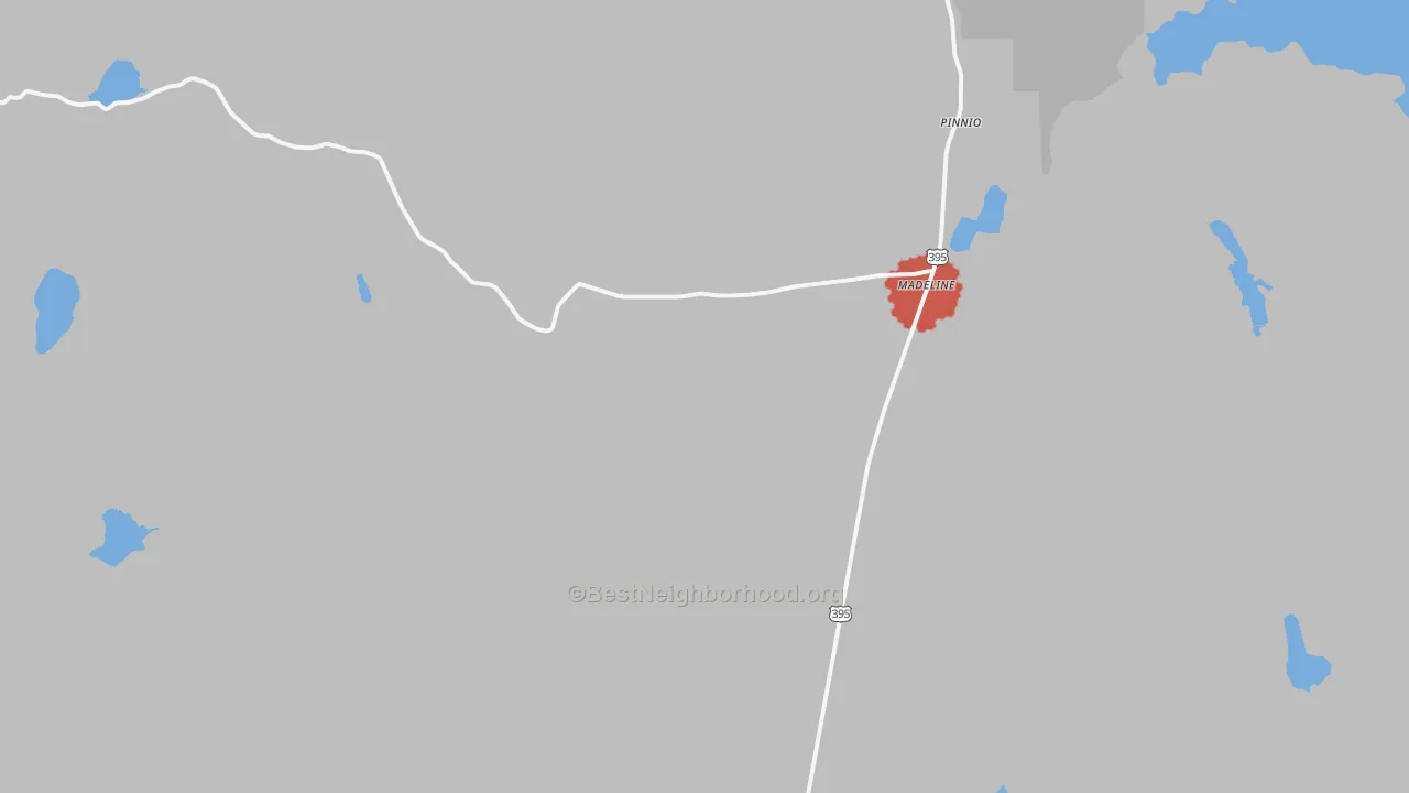 Transit Grade map of 96119, CA