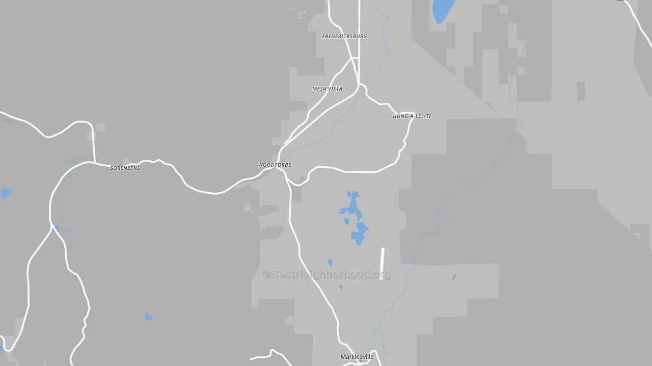 Transit Grade map of 96120, CA