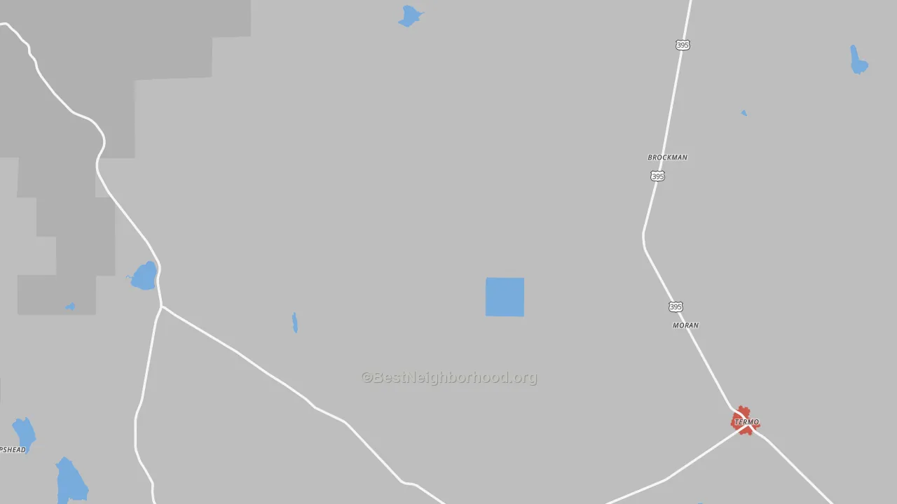 Transit Grade map of 96132, CA