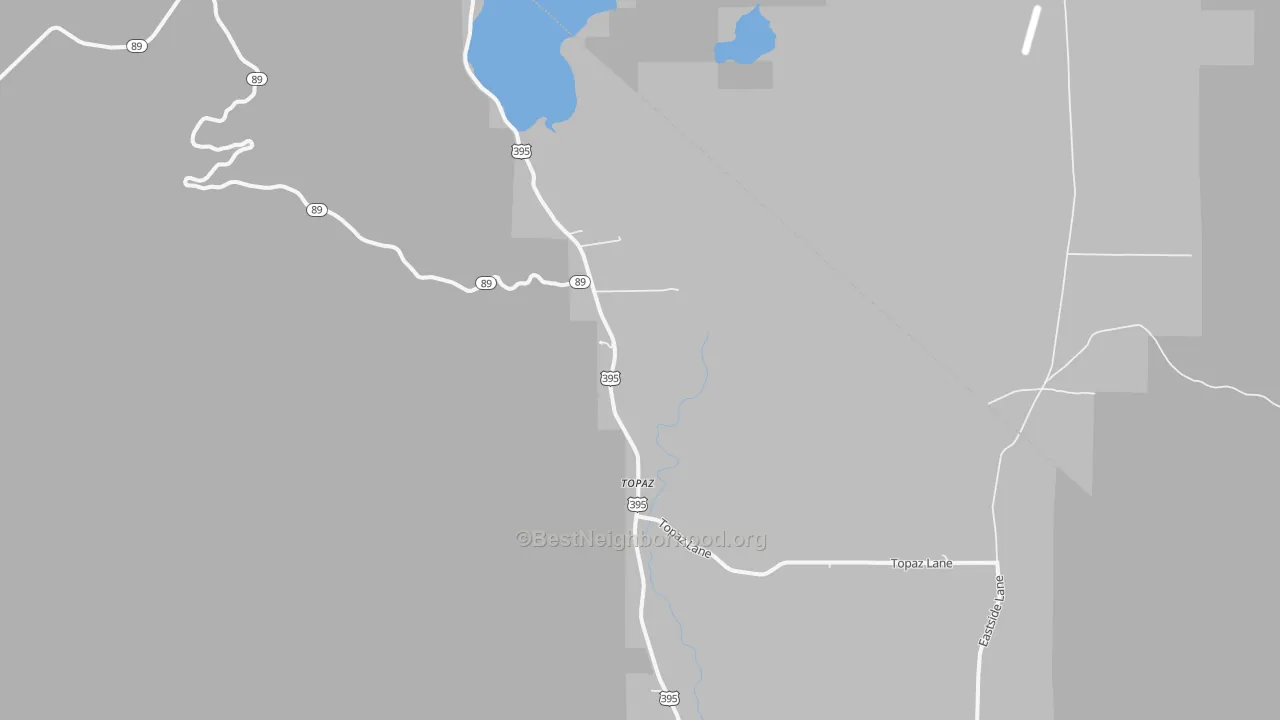 Transit Grade map of 96133, CA