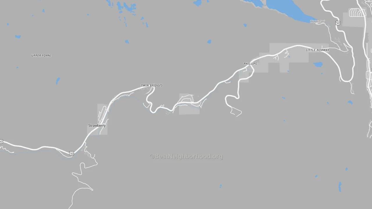 Transit Grade map of 96155, CA