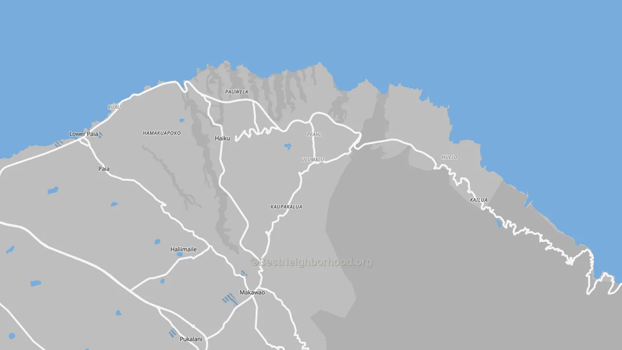 Transit Grade map of 96708, HI