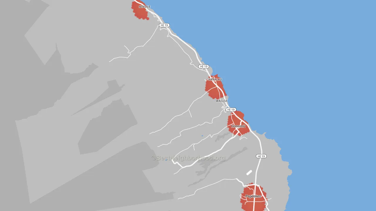 Transit Grade map of 96710, HI