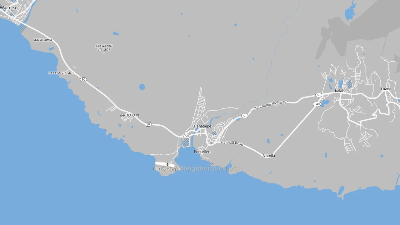 Transit Grade map of 96716, HI