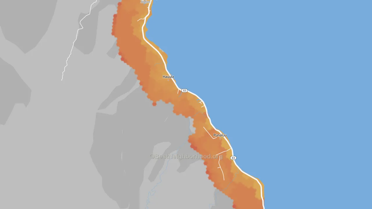 Transit Grade map of 96717, HI