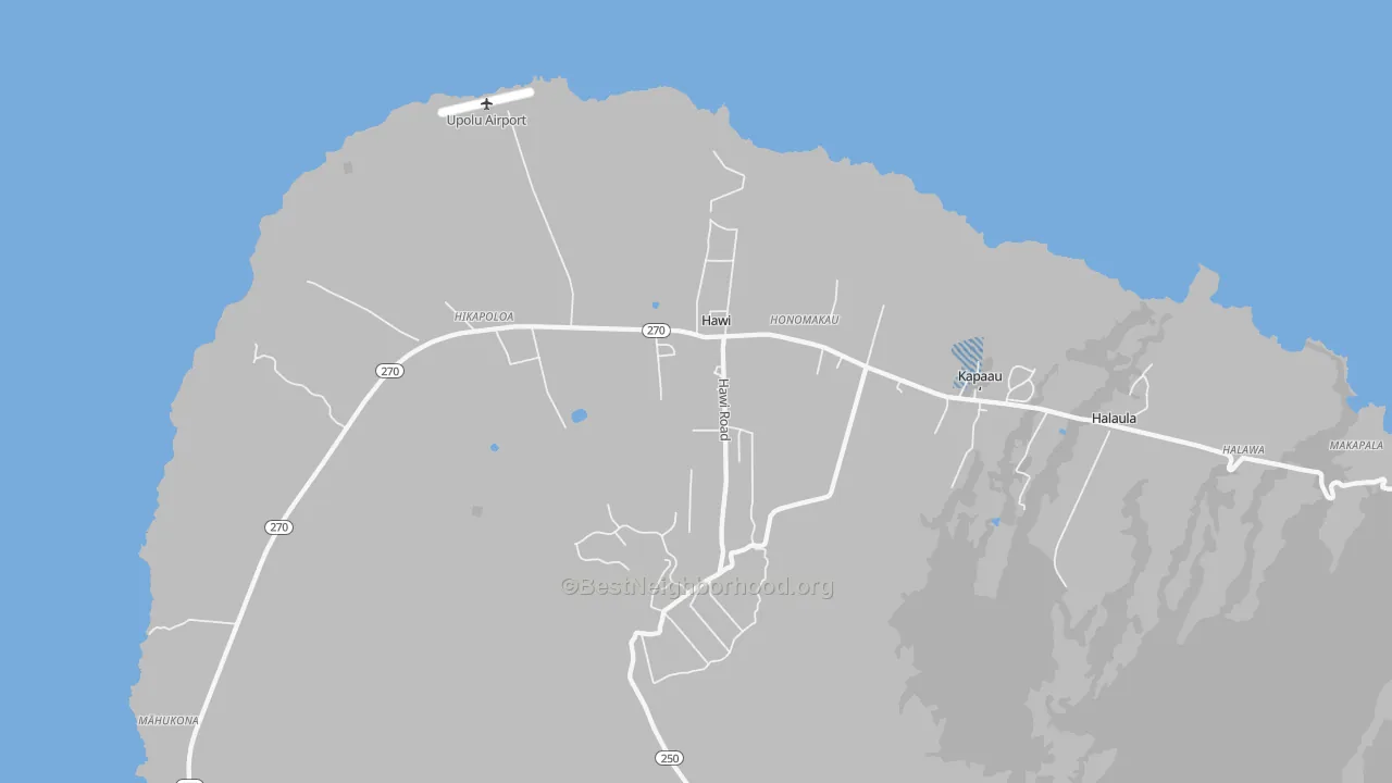 Transit Grade map of 96719, HI