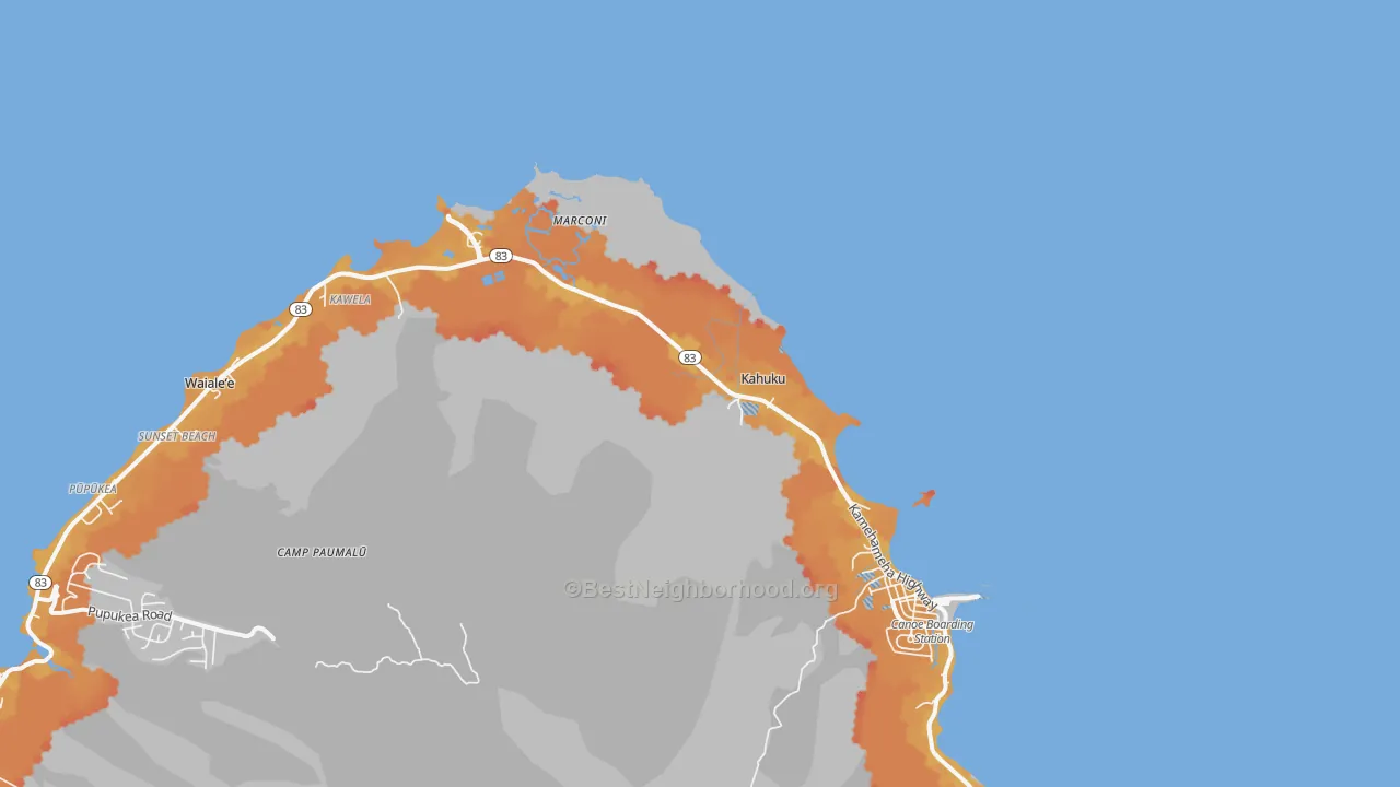 Transit Grade map of 96731, HI