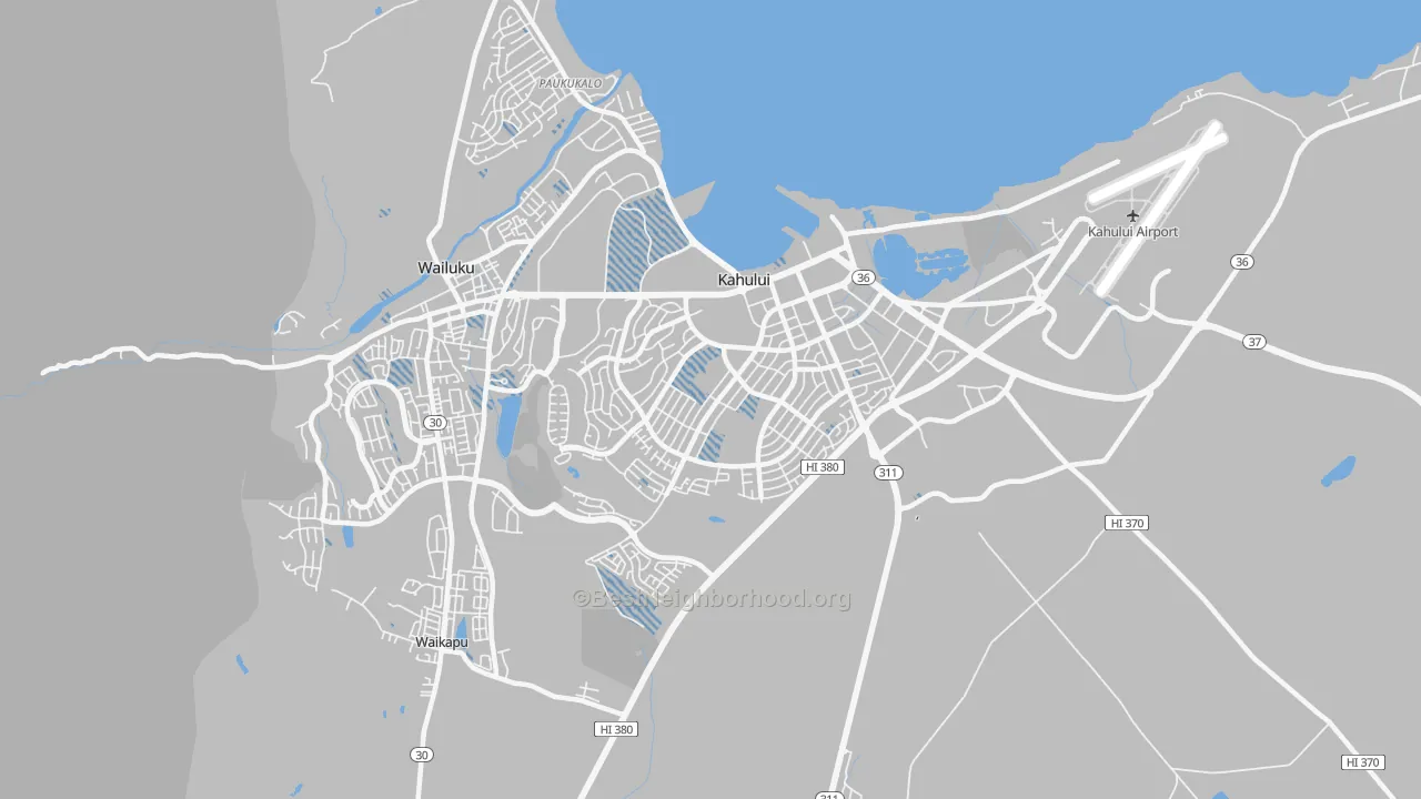 Transit Grade map of 96732, HI