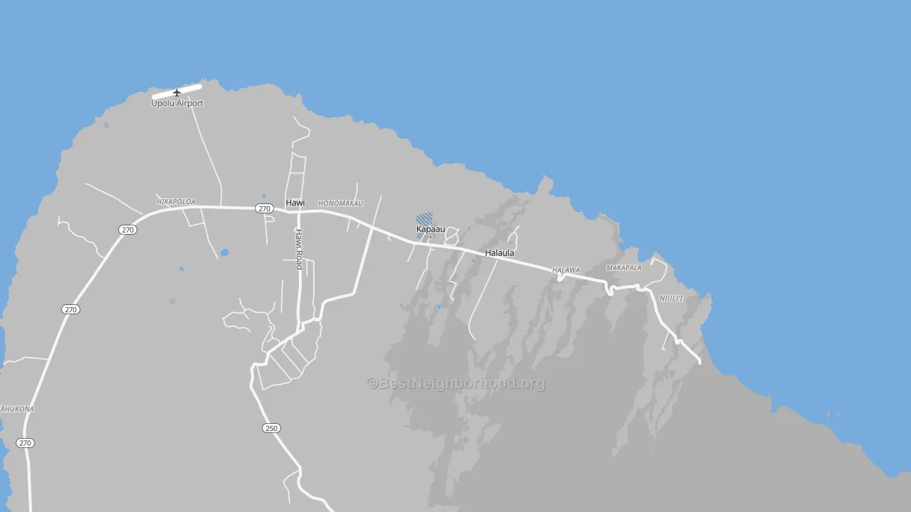 Transit Grade map of 96755, HI