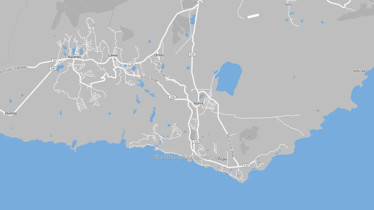 Transit Grade map of 96756, HI