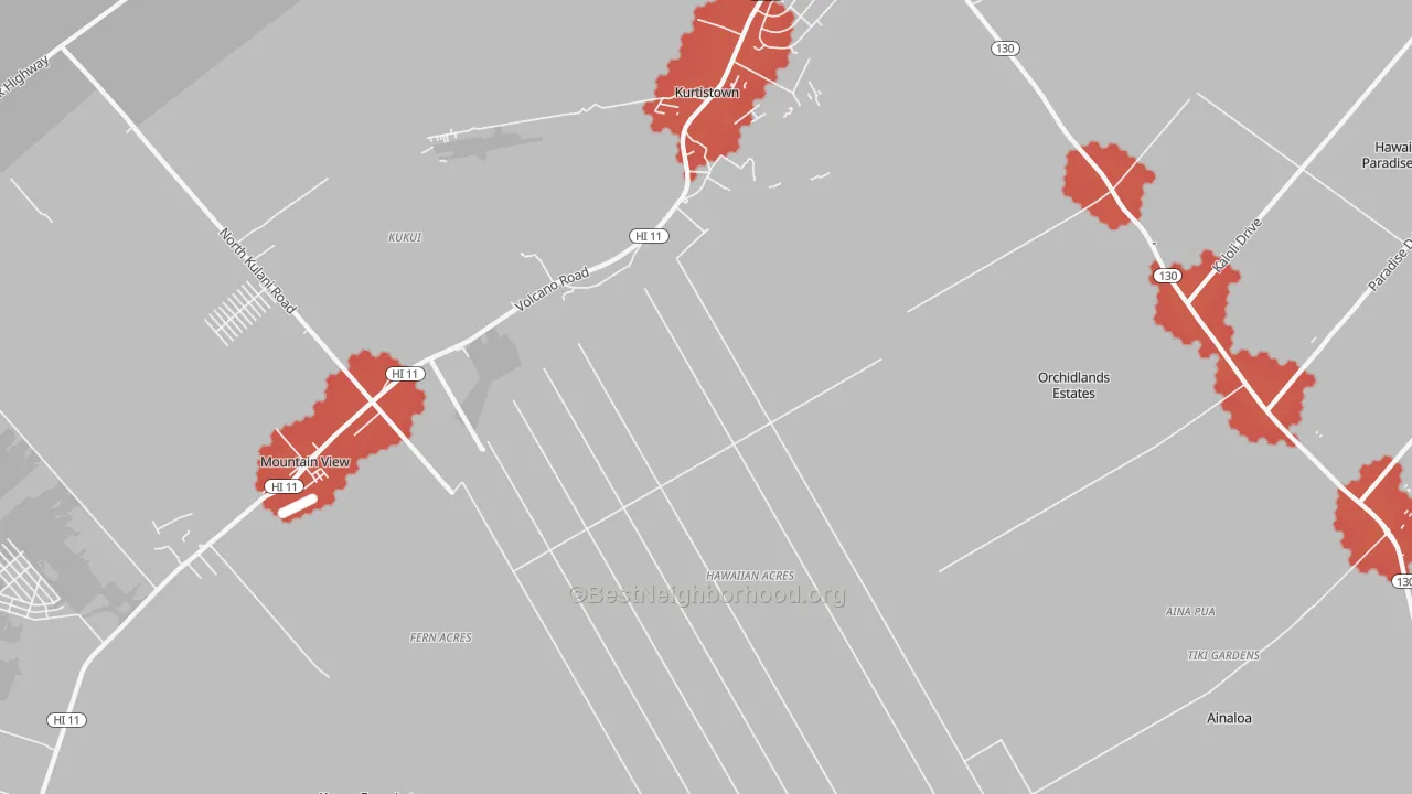 Transit Grade map of 96760, HI