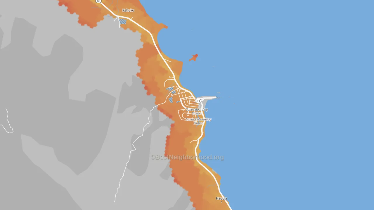 Transit Grade map of 96762, HI