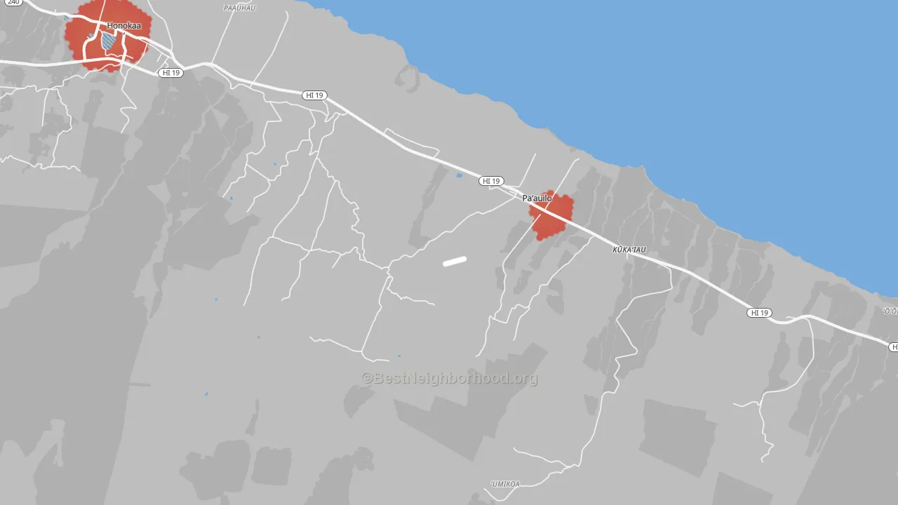 Transit Grade map of 96776, HI