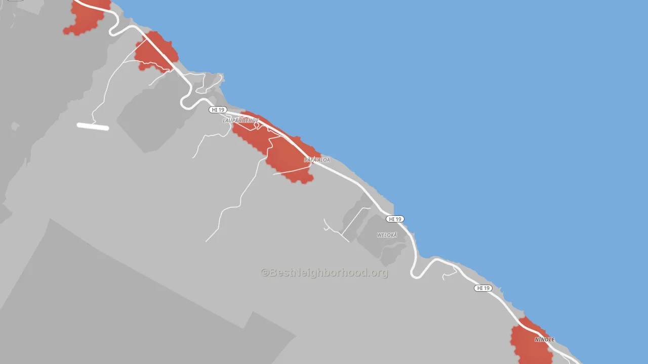 Transit Grade map of 96780, HI