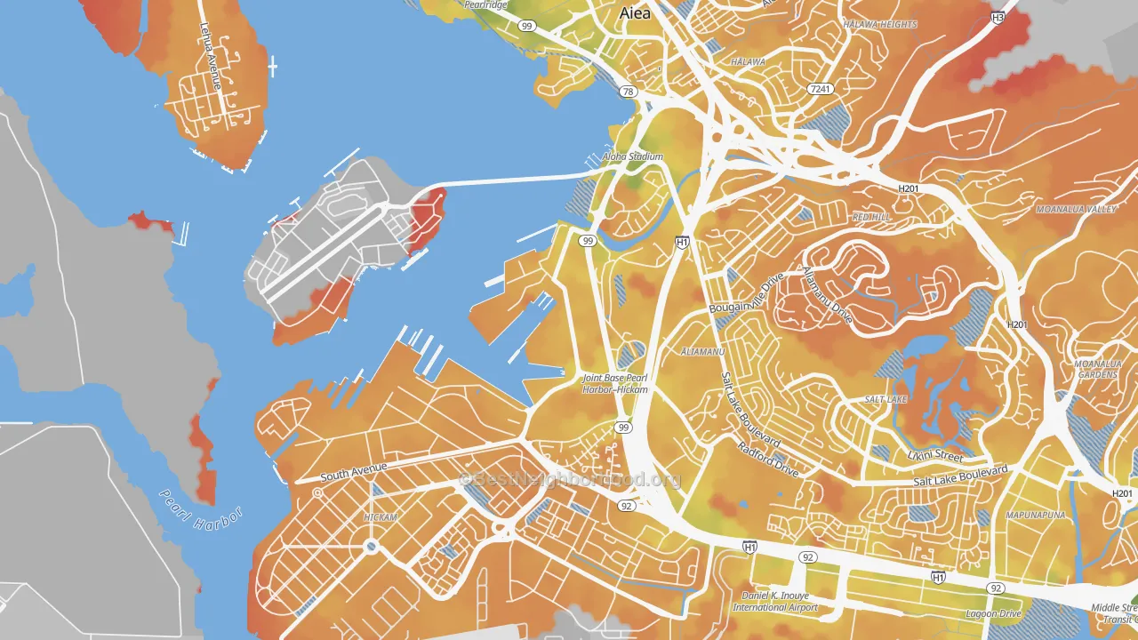 Transit Grade map of 96860, HI