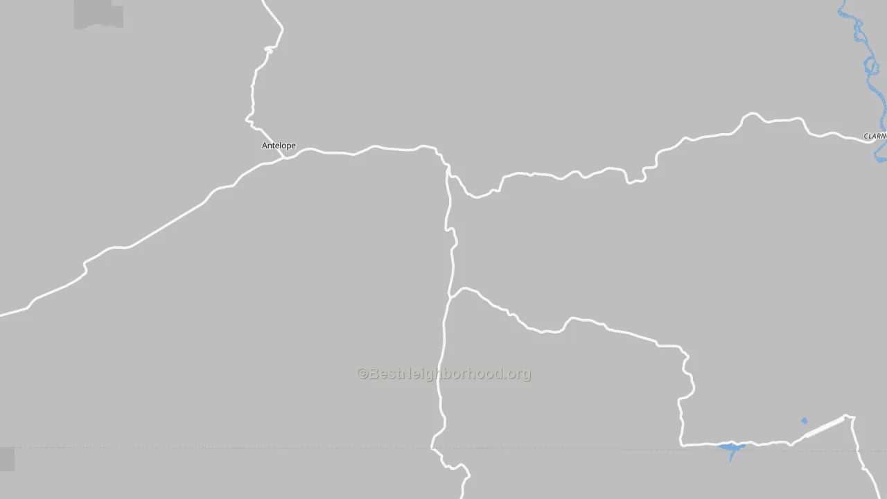 Transit Grade map of 97001, OR