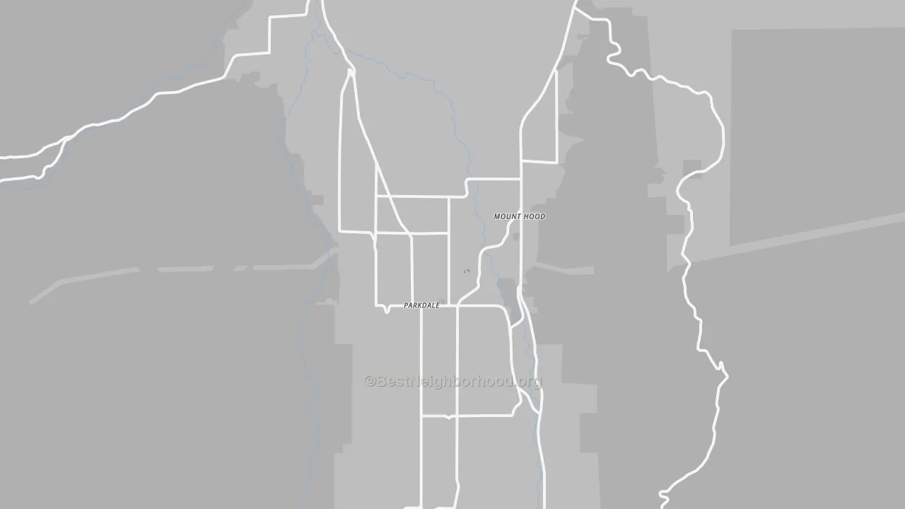 Transit Grade map of 97041, OR