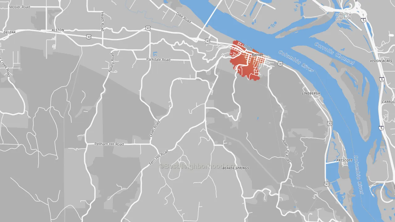 Transit Grade map of 97048, OR