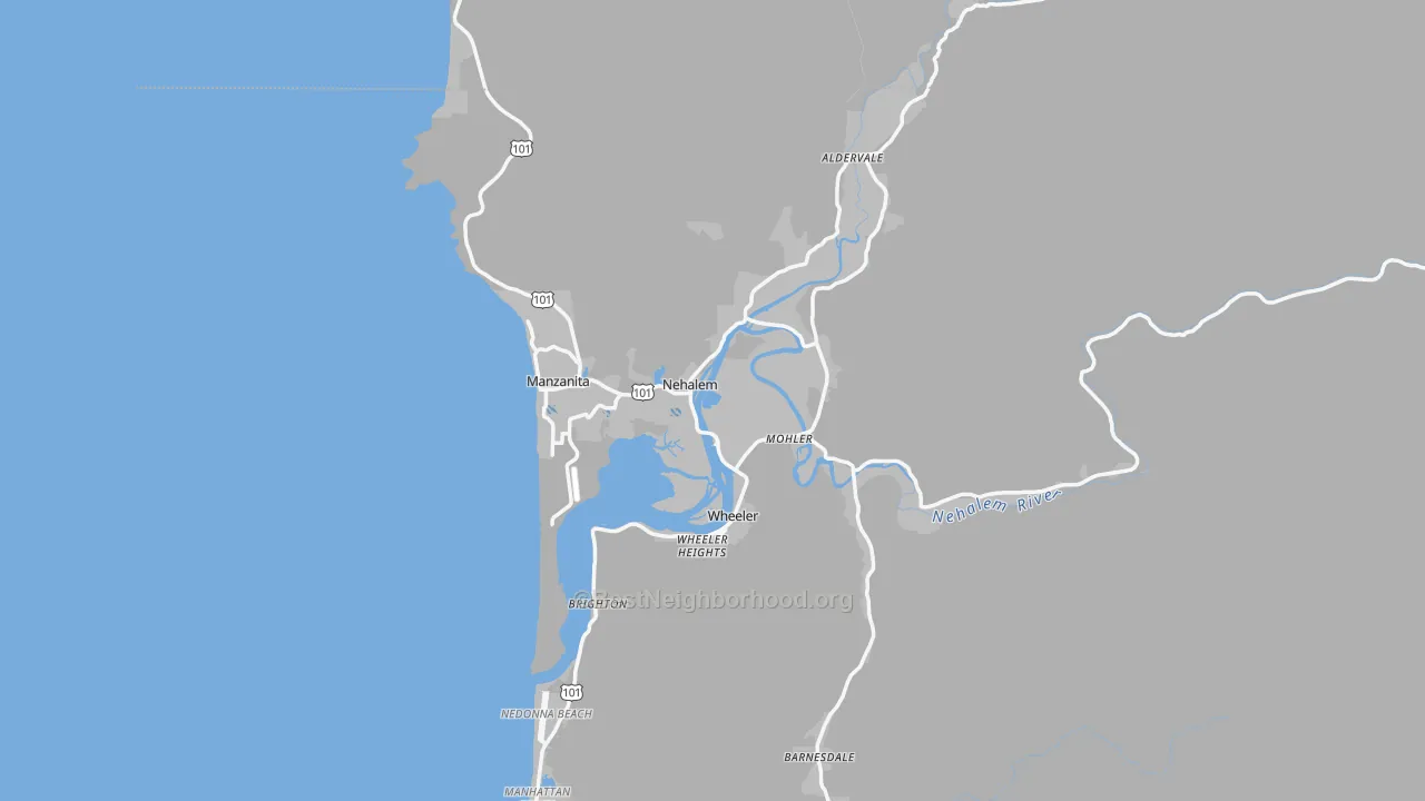 Transit Grade map of 97131, OR