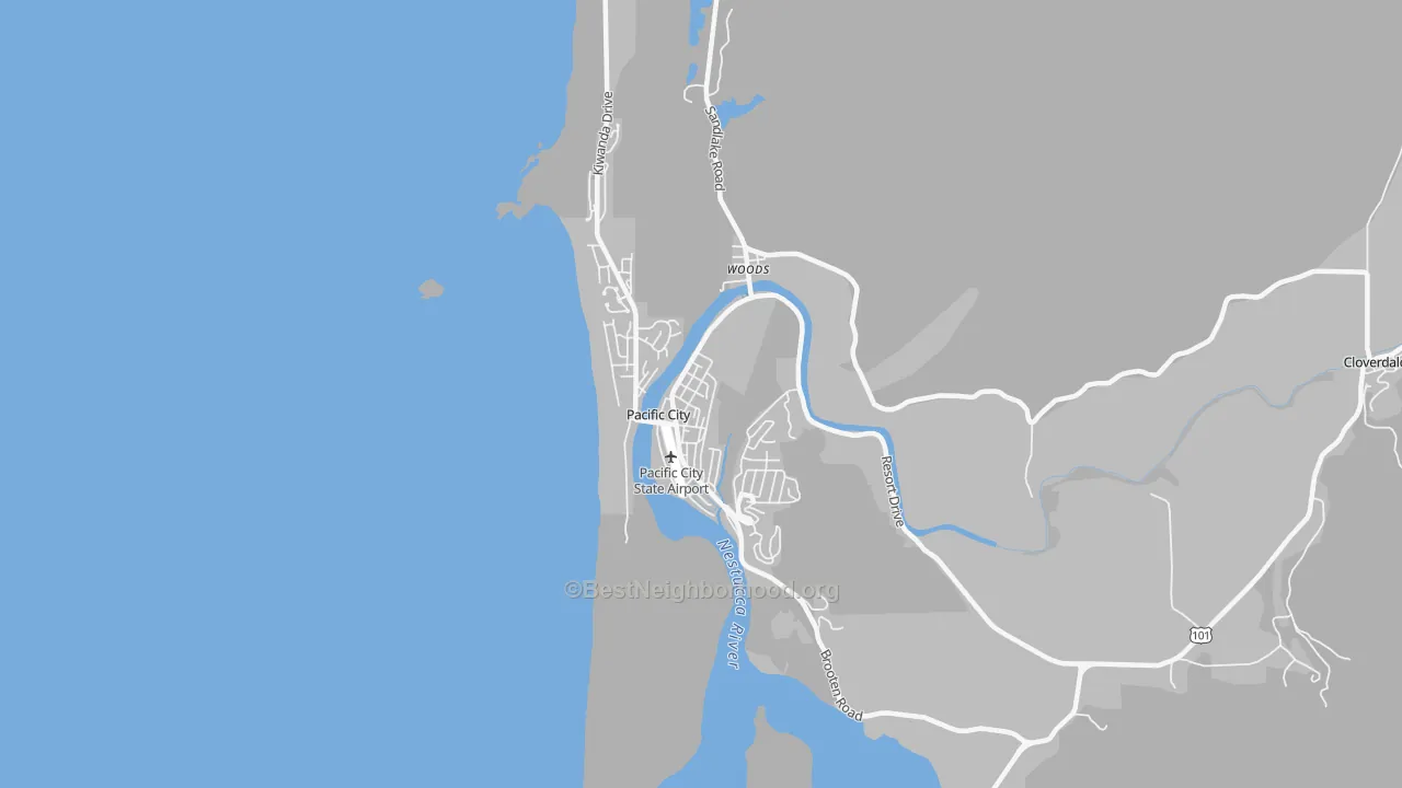 Transit Grade map of 97135, OR