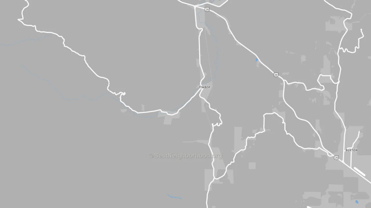 Transit Grade map of 97144, OR