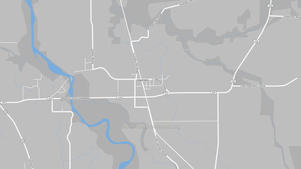 Transit Grade map of 97335, OR