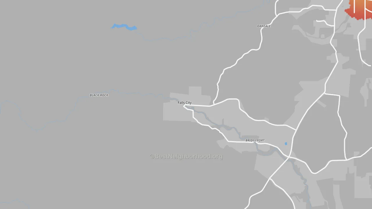 Transit Grade map of 97344, OR