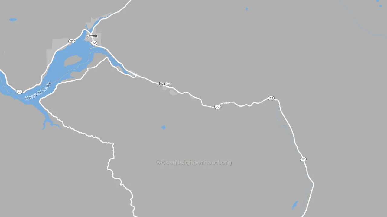 Transit Grade map of 97350, OR