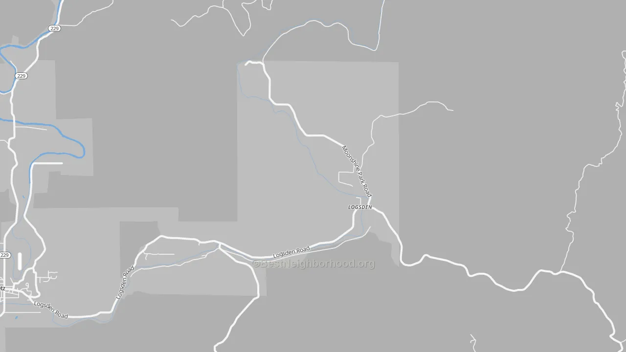 Transit Grade map of 97357, OR