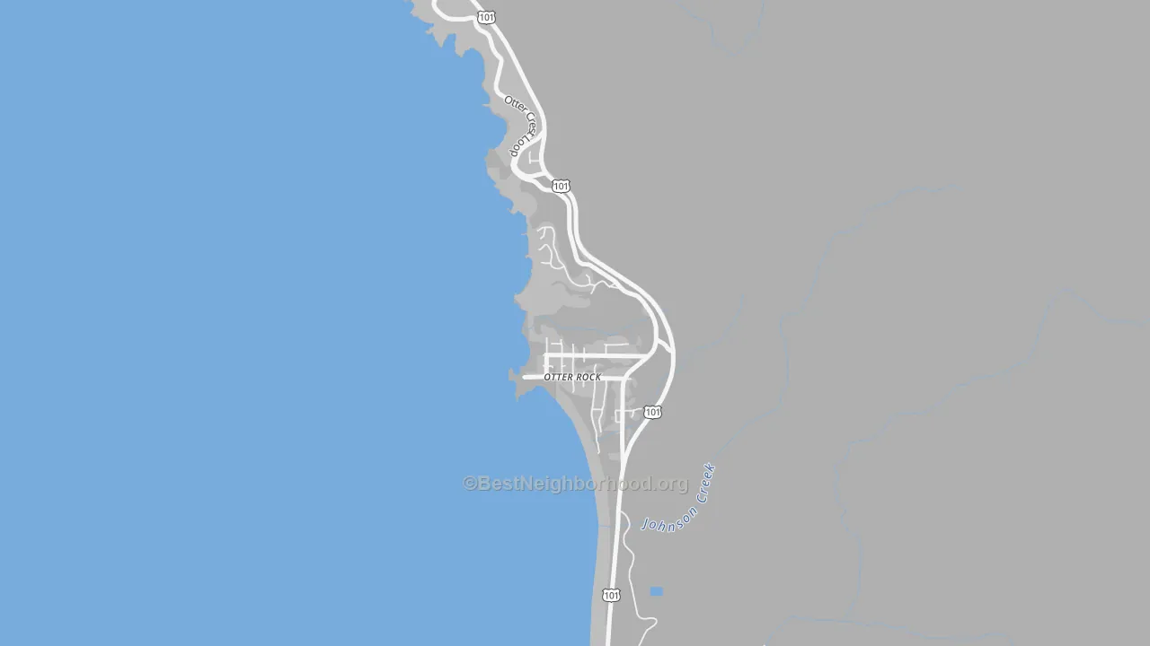 Transit Grade map of 97369, OR