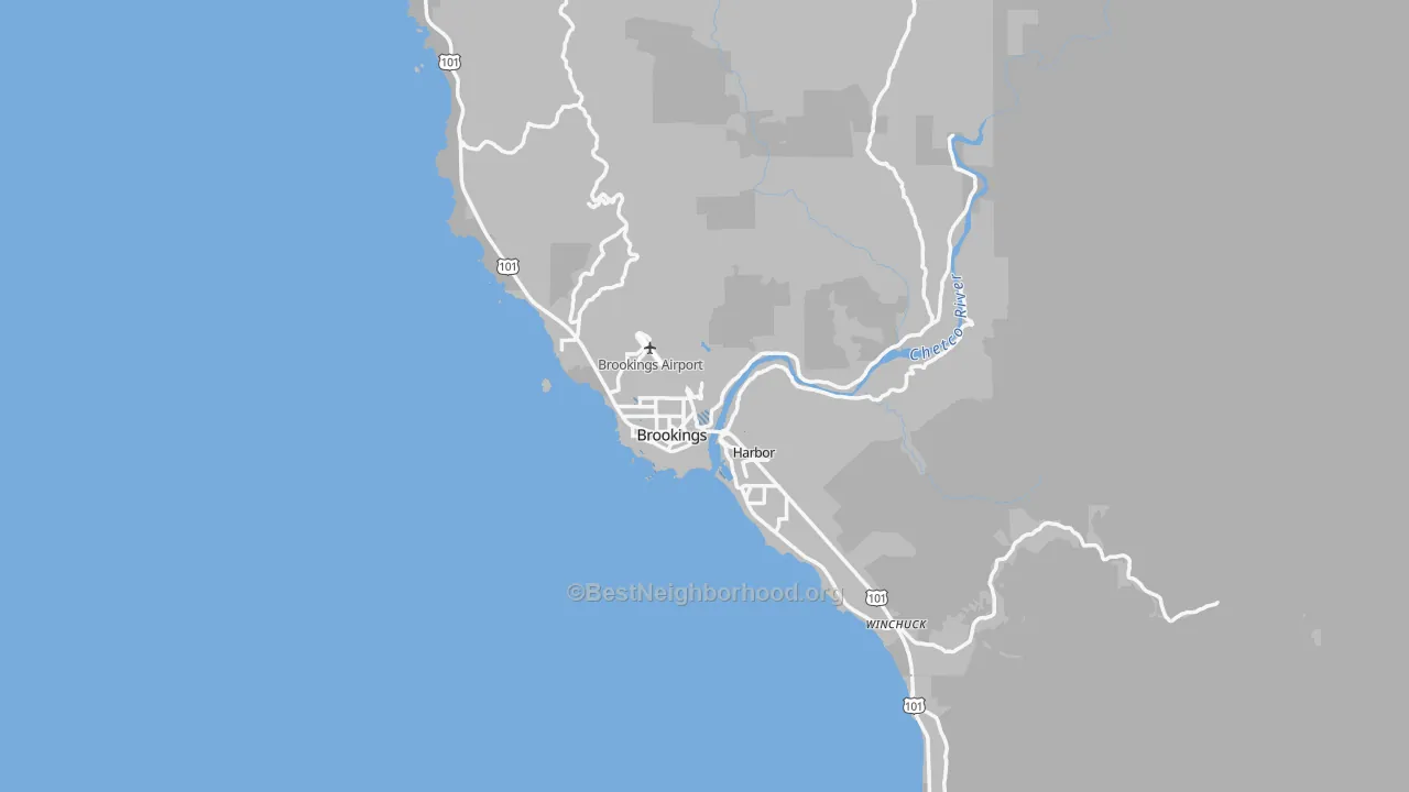 Transit Grade map of 97415, OR
