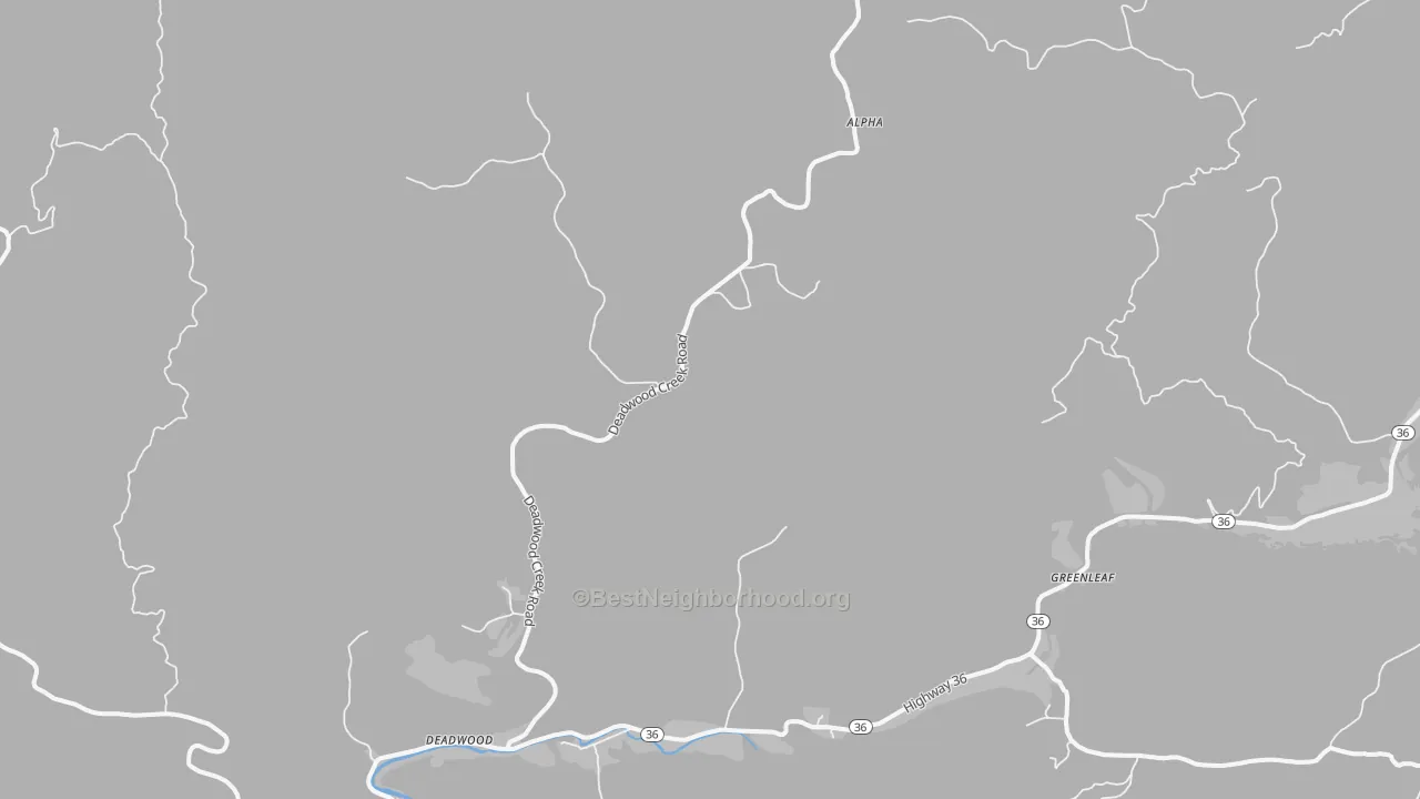 Transit Grade map of 97430, OR