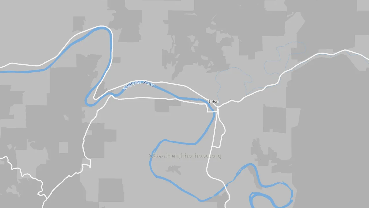 Transit Grade map of 97436, OR