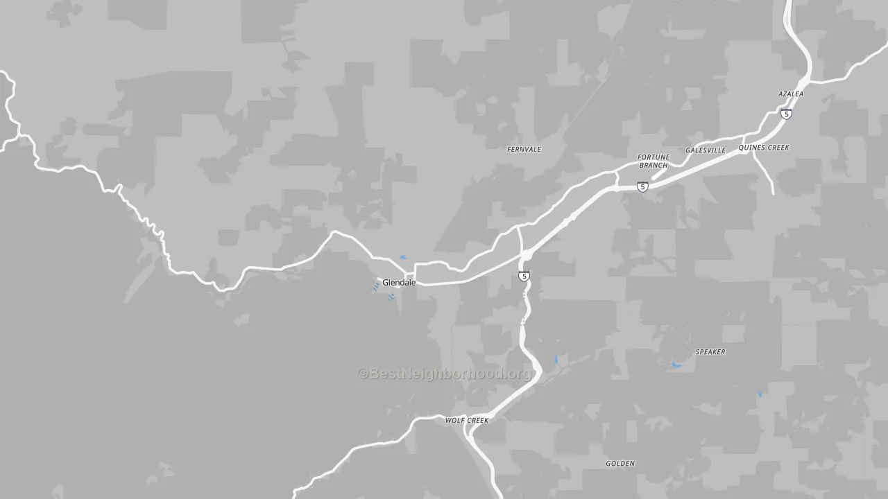 Transit Grade map of 97442, OR