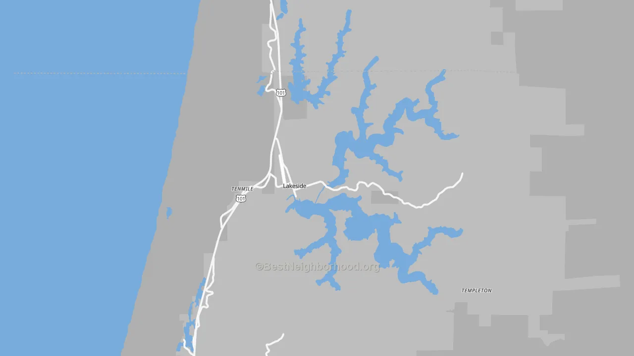 Transit Grade map of 97449, OR