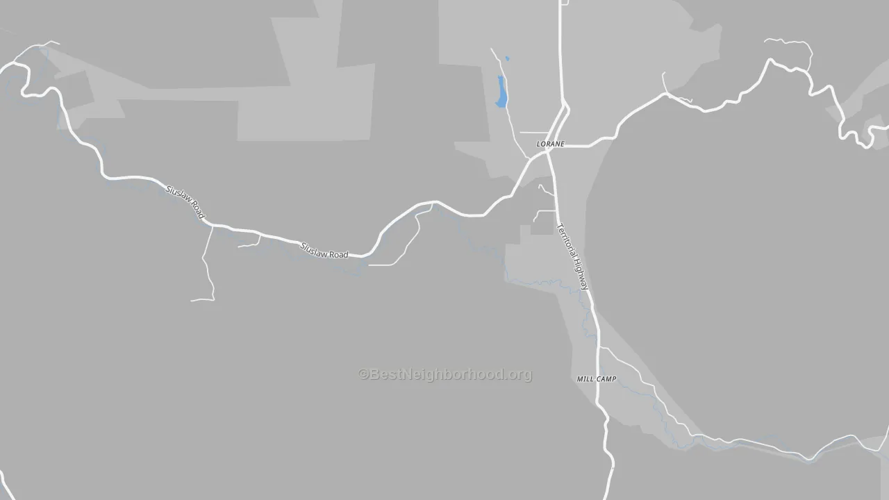 Transit Grade map of 97451, OR
