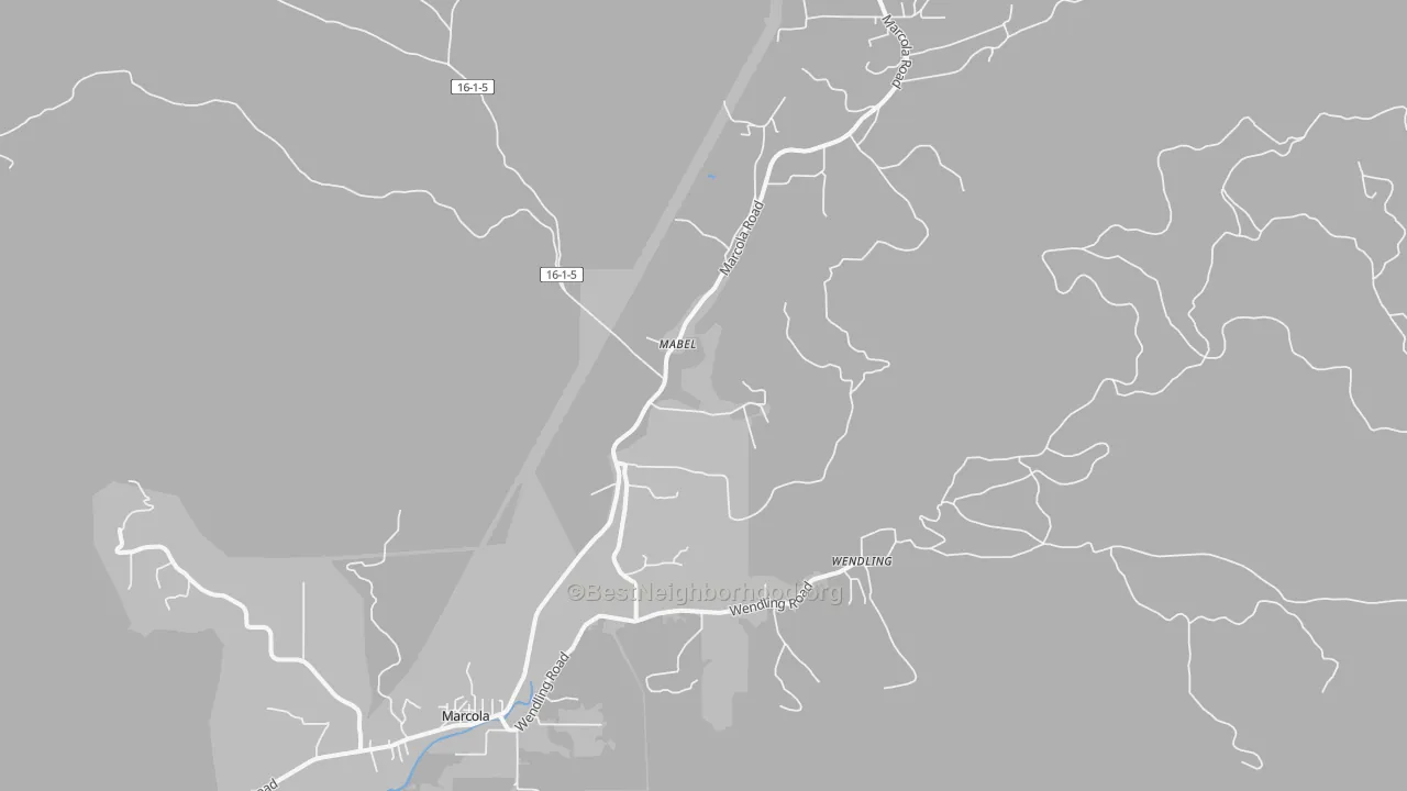 Transit Grade map of 97454, OR