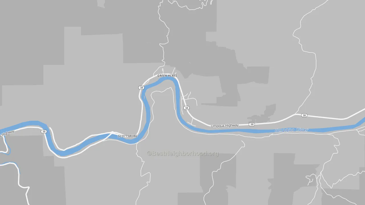 Transit Grade map of 97473, OR