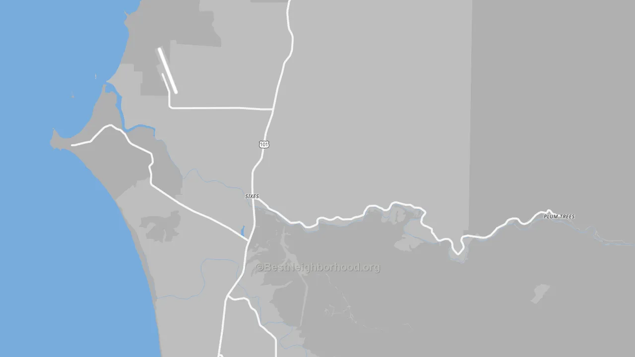 Transit Grade map of 97476, OR