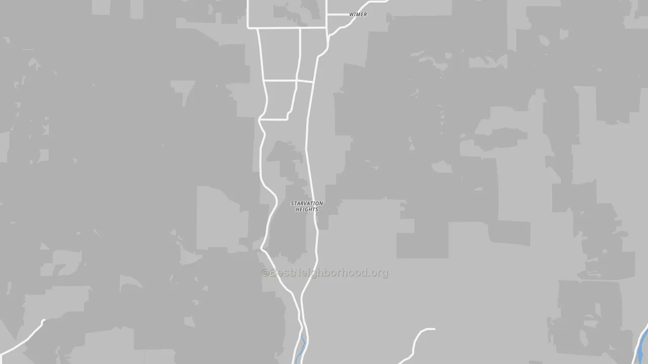 Transit Grade map of 97537, OR