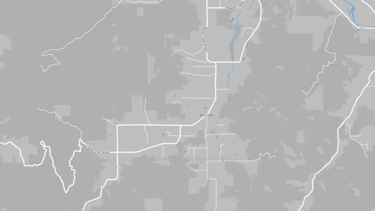 Transit Grade map of 97544, OR